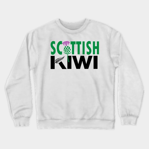 Scottish Kiwi (for light backgrounds) Crewneck Sweatshirt by honeythief